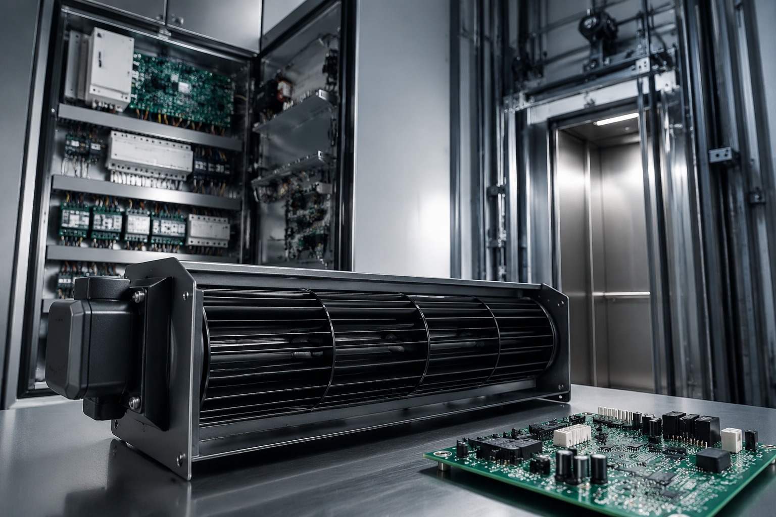 Ventilateurs d’ascenseur en RDC : choix et entretien