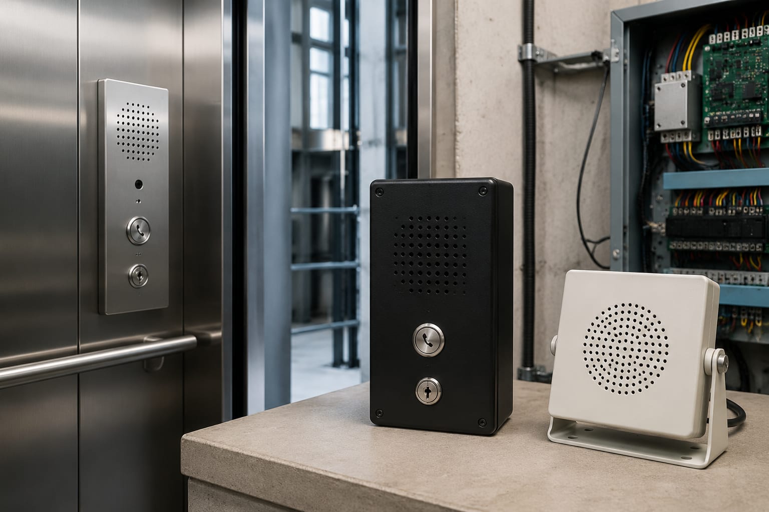 Systèmes d'interphone d'ascenseur : choix et câblage