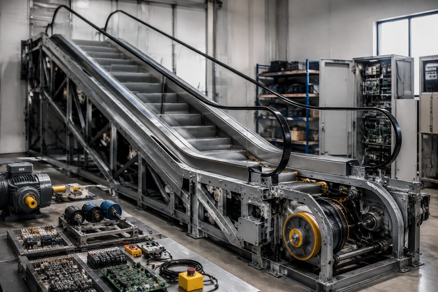 Équipements d’escalator : pièces et entretien essentiels