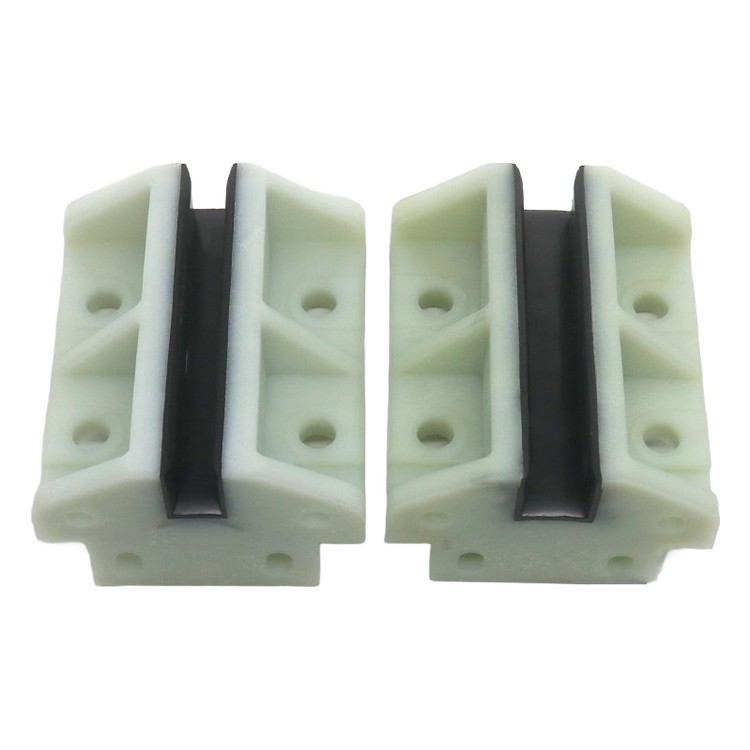 Sabot guide pour rail auxiliaire rail creux paire de garniture de sabot guide lourd accessoires de levage pièces détachées d'ascenseur