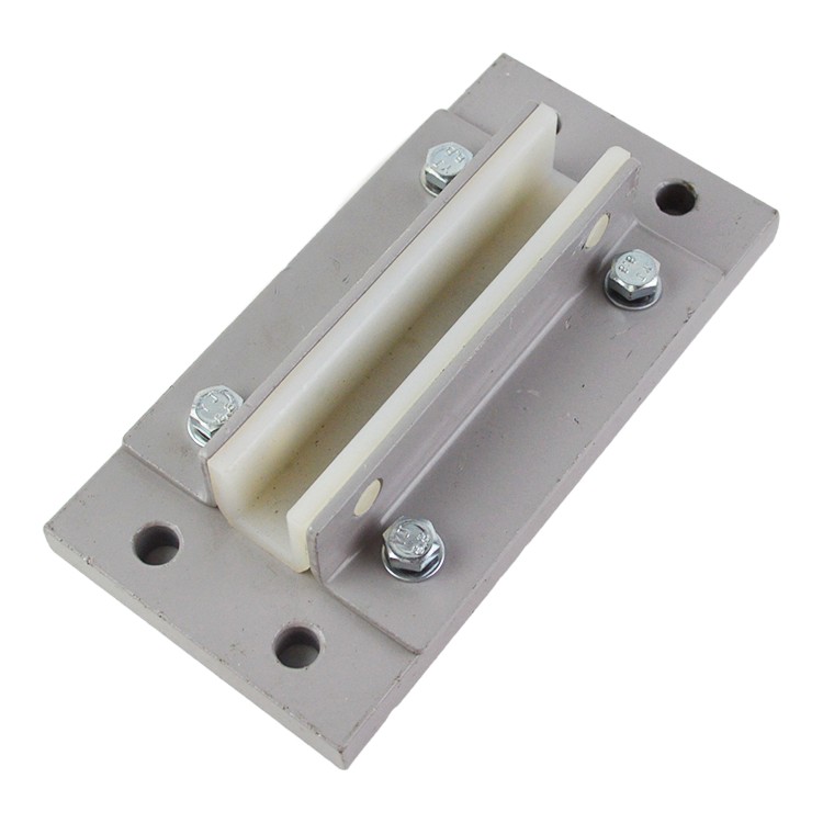 Sabot guide pour rail auxiliaire sabot guide coulissant de cabine accessoires de levage pièces détachées d'ascenseur