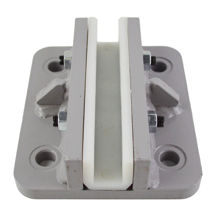 Sabot guide pour rail auxiliaire sabot guide coulissant de cabine accessoires de levage pièces détachées d'ascenseur