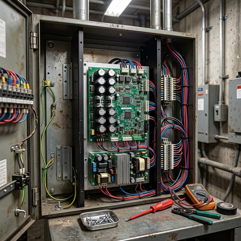 Installation de la carte de variateur de fréquence OTIS KCA26800ABS8