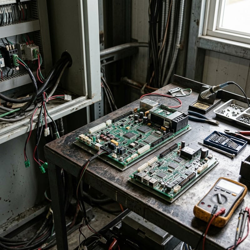 Installation de la carte de contrôle OTIS GBA26800LC1