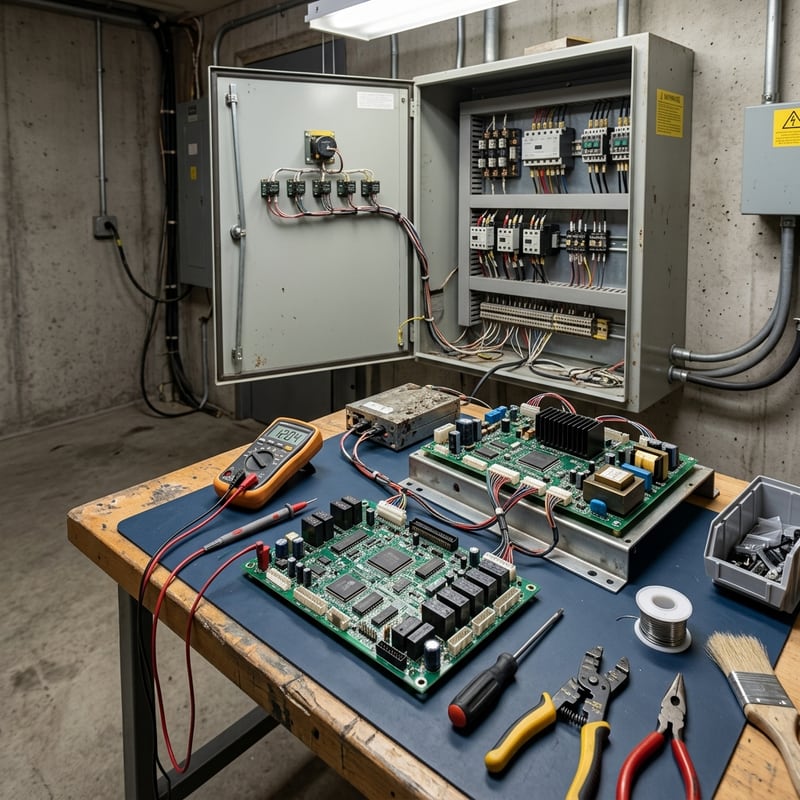 Installation de la carte P1 Mitsubishi KCD-701C