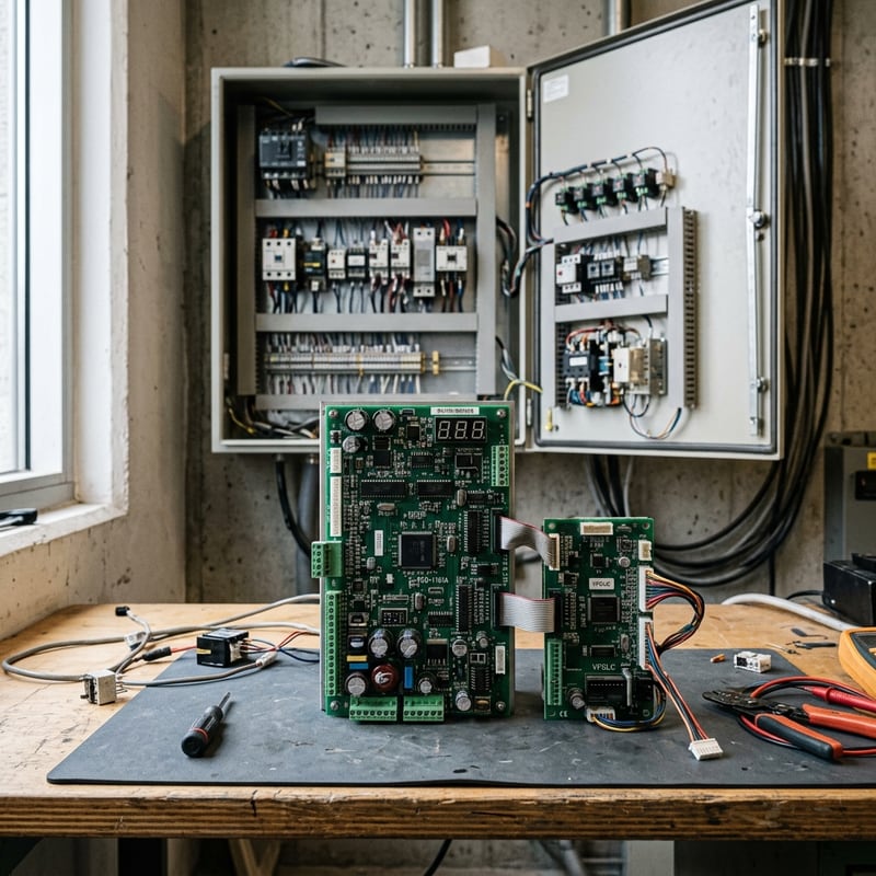 Installation de la carte P1 Mitsubishi KCD-1161A