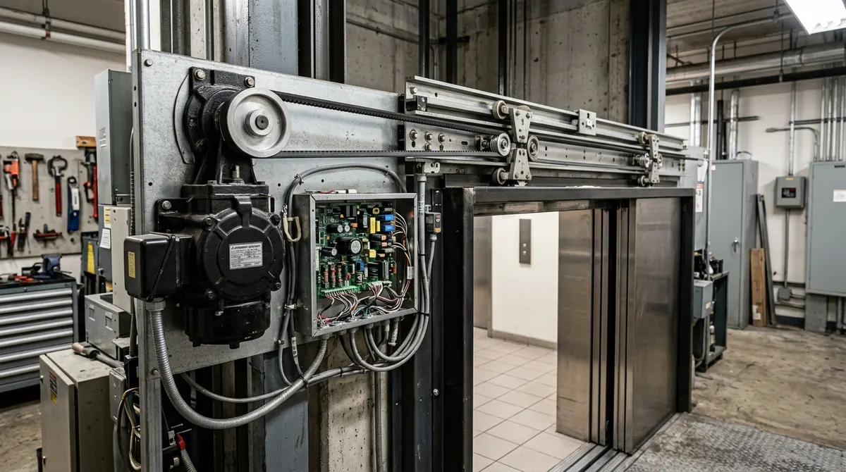 Moteur de porte d'ascenseur Mitsubishi EMB-80-4 pour VFGL