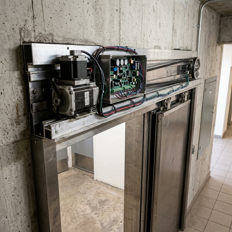 Installation du moteur de porte Mitsubishi EMB-80-4