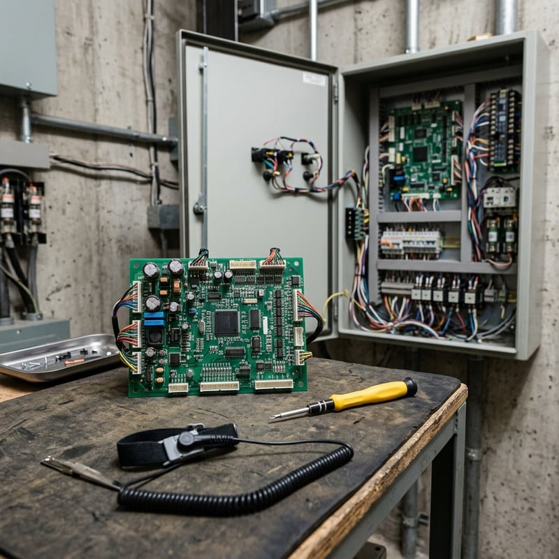 Installation de la carte de signal Toshiba CCU-500B