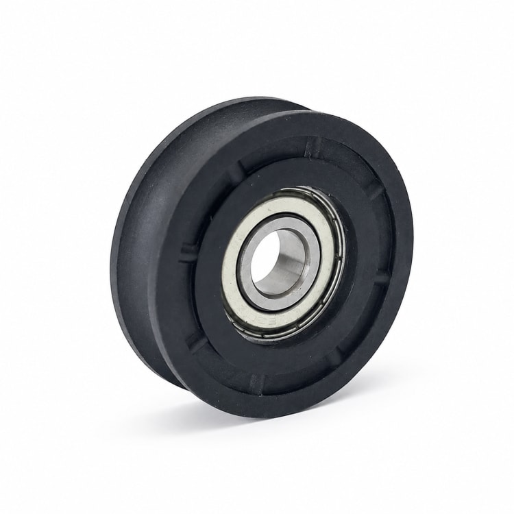 Roue de suspension de porte en nylon